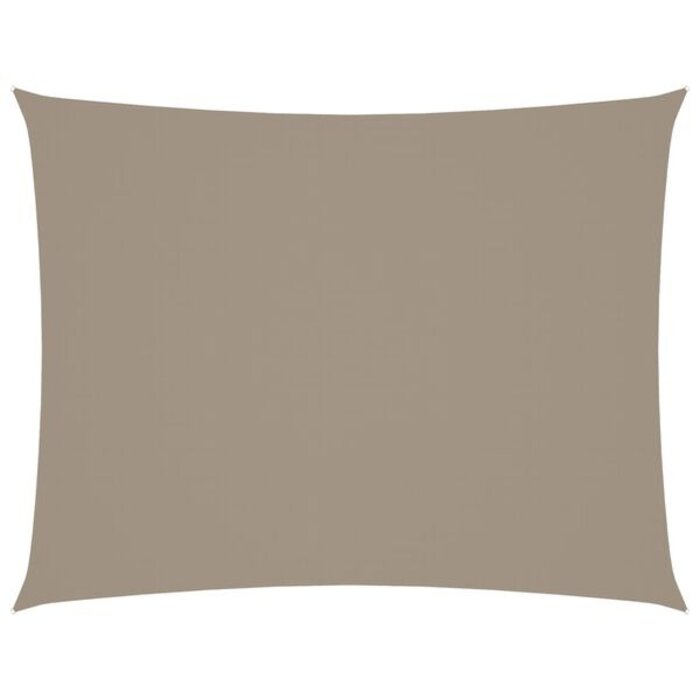 Vidaxl Voile d'ombrage rectangulaire 6 x 8 m Taupe - 34% de remise