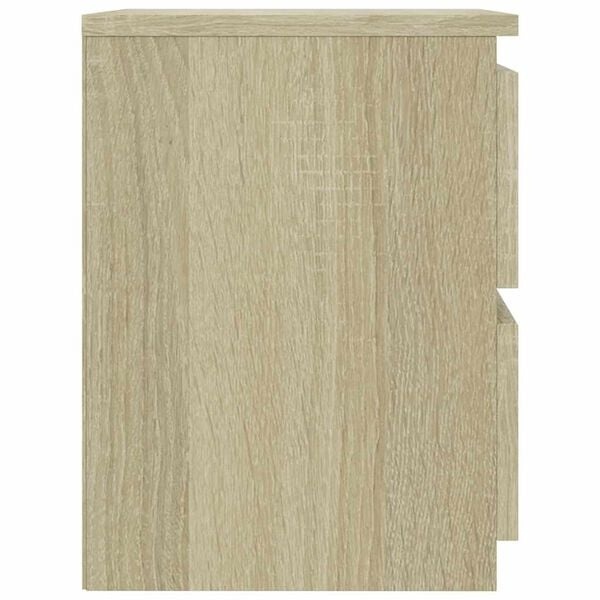 Vidaxl Table de chevet 2 tiroirs chêne sonoma - 30x30x40 cm - 33% de remise