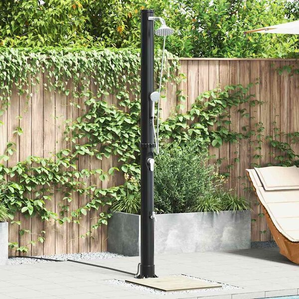 Vidaxl Douche solaire d'extérieur 20 L noire - 35% de remise