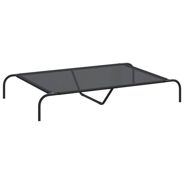 Vidaxl Panier pour chien surélevé 130x80cm - Noir - 33% de remise