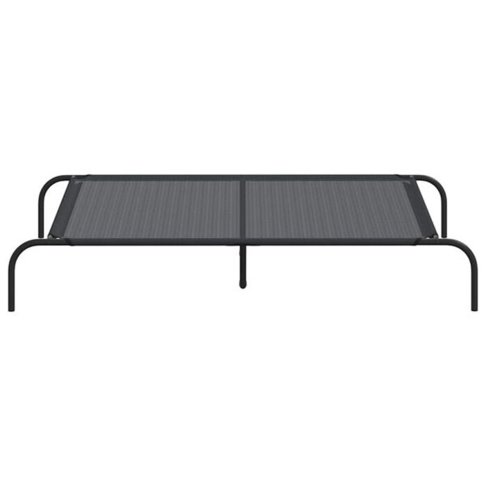 Vidaxl Panier pour chien surélevé 130x80cm - Noir - 33% de remise