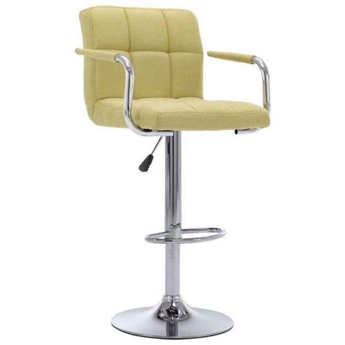 Vidaxl Lot de 2 chaises de bar en tissu vert - 35% de remise