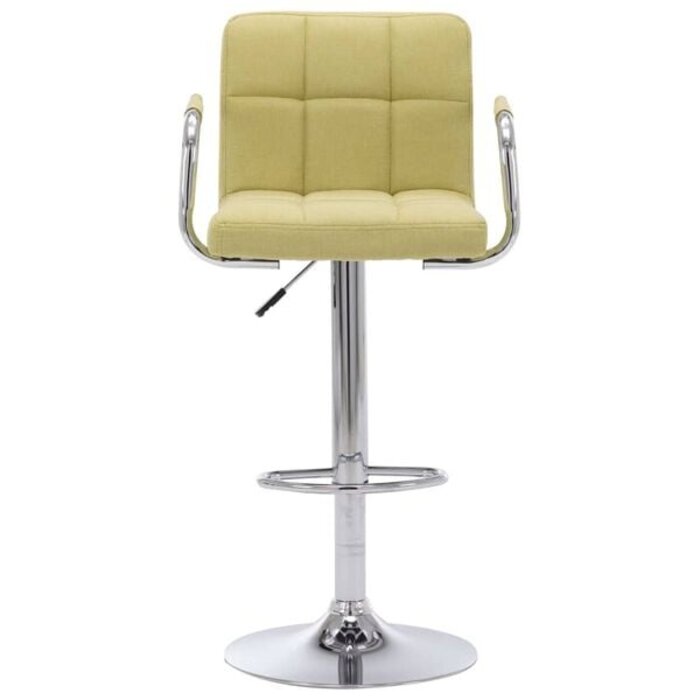 Vidaxl Lot de 2 chaises de bar en tissu vert - 35% de remise
