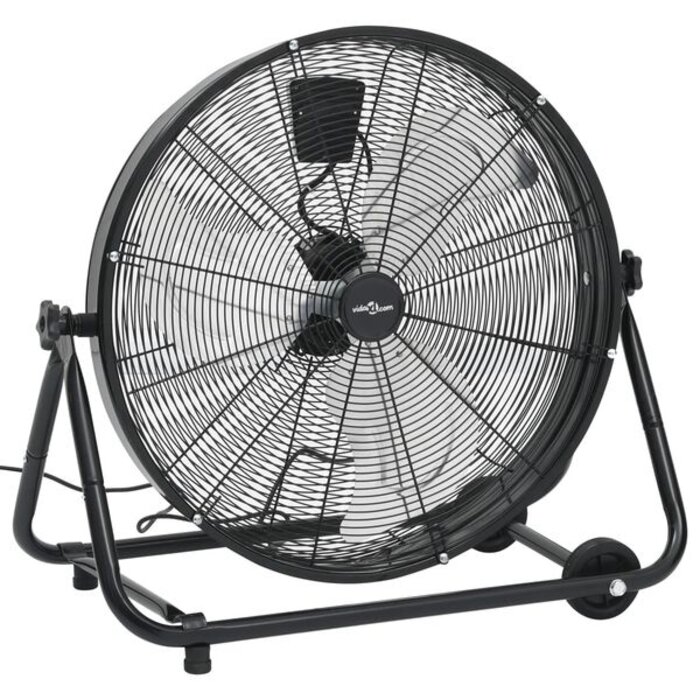 Vidaxl Ventilateur Industriel 60cm - 172,5W - Noir - 35% de remise