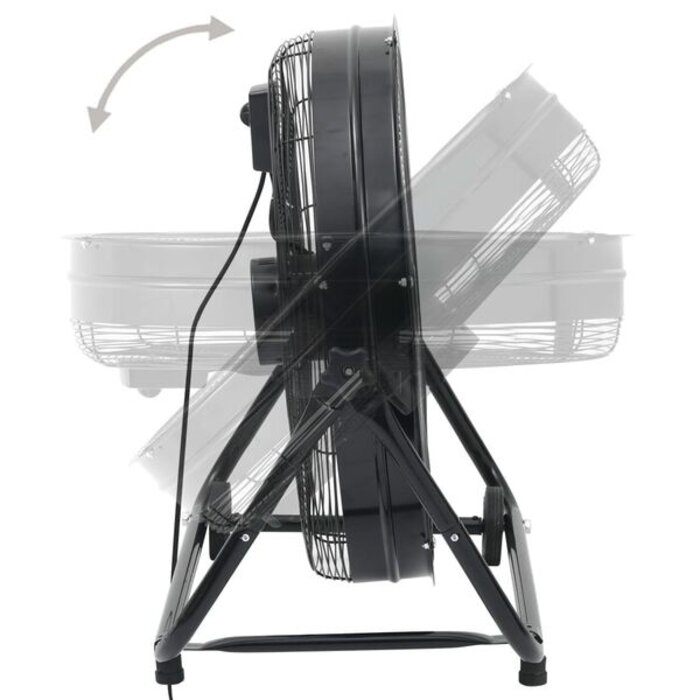 Vidaxl Ventilateur Industriel 60cm - 172,5W - Noir - 35% de remise