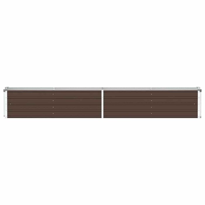Vidaxl Jardinière surélevée en acier 320 cm - Marron - 33% de remise
