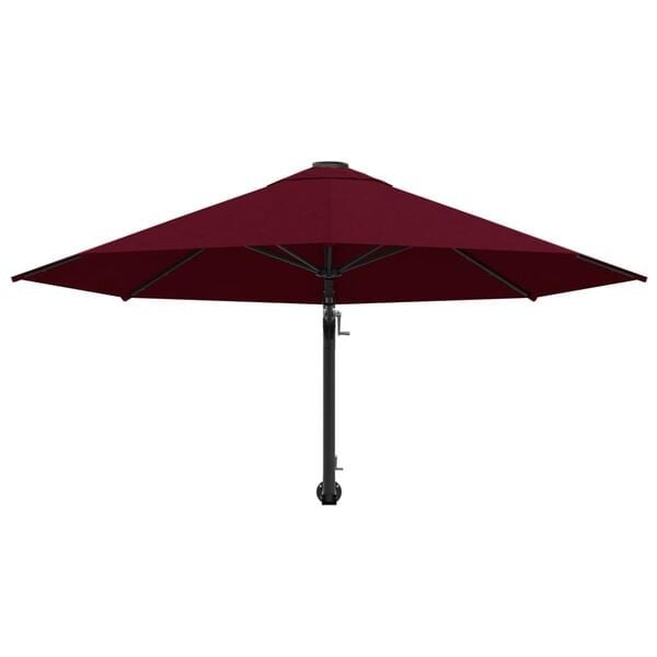 Vidaxl Parasol mural 300 cm bordeaux - 34% de remise