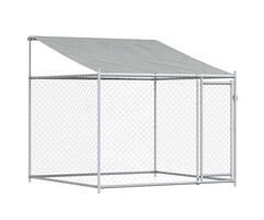 Vidaxl Chenil pour chien 2x2x2m Acier Galvanisé - 52% de remise