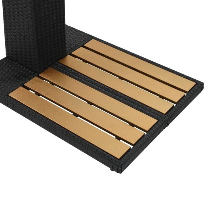 Vidaxl Douche de jardin en rotin PE 60x80x214 cm - 35% de remise