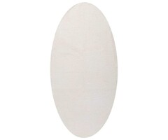 Vidaxl Tapis ovale crème 80x150cm - 45% de remise