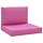 Ensemble coussins pour palette 2 pièces rose - 31% de remise