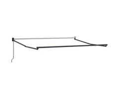 Vidaxl Store banne rétractable 3,5x2,5m anthracite - 49% de remise