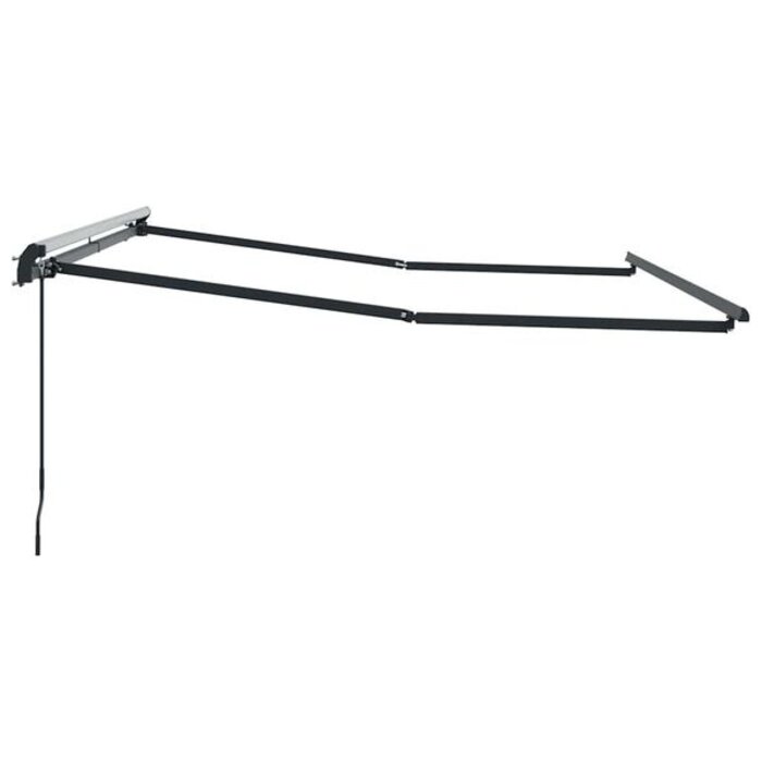 Vidaxl Store banne manuel anthracite 3,5x2,5m - 35% de remise
