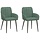 Lot de 2 chaises velours vert d'eau - 34% de remise
