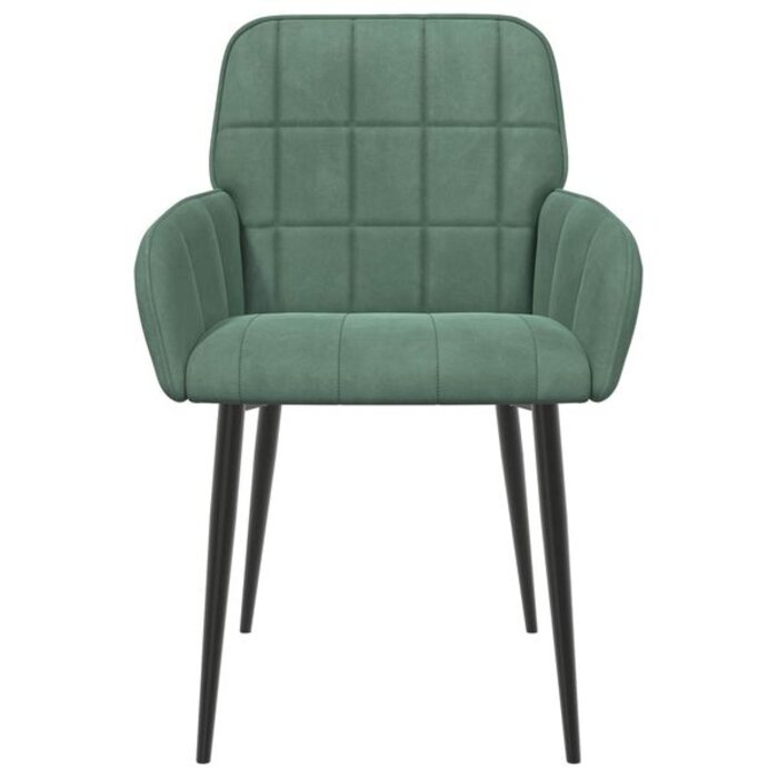 Vidaxl Lot de 2 chaises velours vert d'eau - 34% de remise