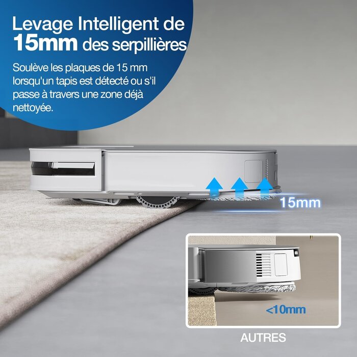 Robot Aspirateur et Laveur Wit, 8000 Pa, Station OMNI, 35% de remise