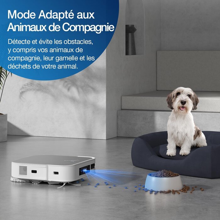 Robot Aspirateur et Laveur Wit, 8000 Pa, Station OMNI, 35% de remise