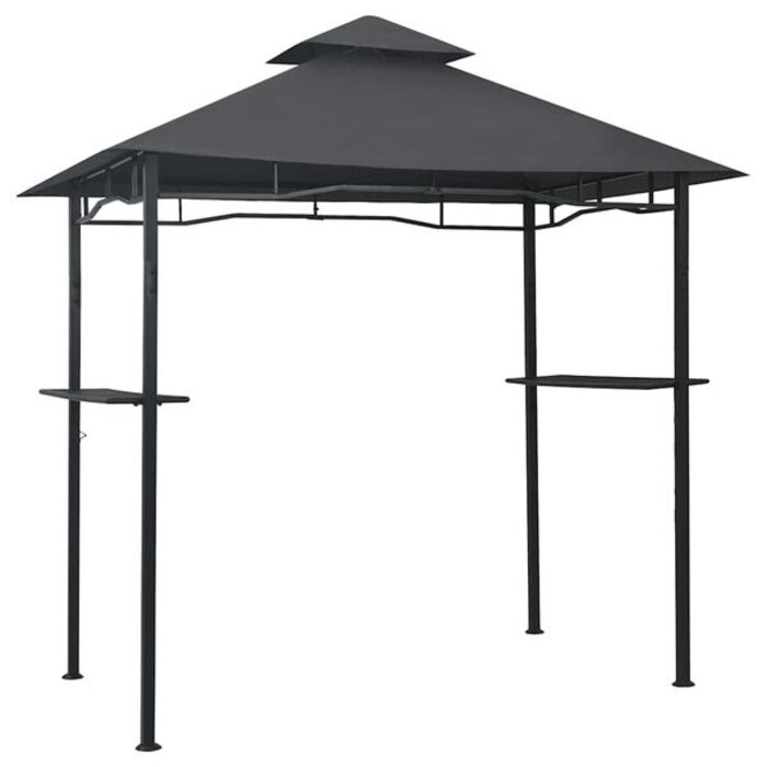 Vidaxl Pavillon de barbecue 240x150x255 cm anthracite - 46% de remise