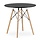 Table à manger ronde 80cm noire - 22% de remise