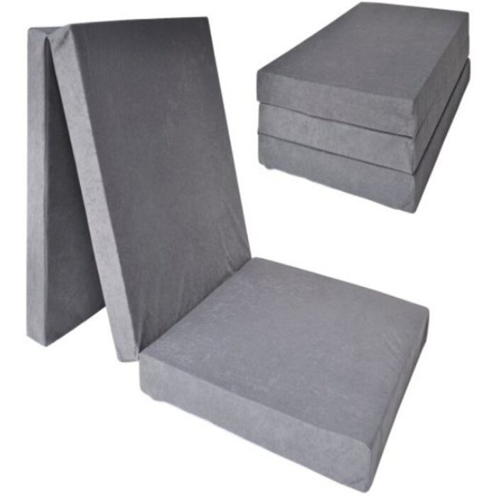 Viking Choice Matelas d'appoint pliable 195x70x15 cm - Gris - 30% de remise