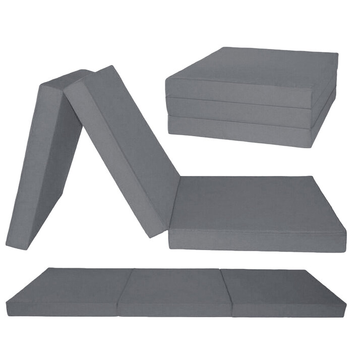 Viking Choice Matelas d'appoint pliable 195x70x15 cm - Gris - 30% de remise