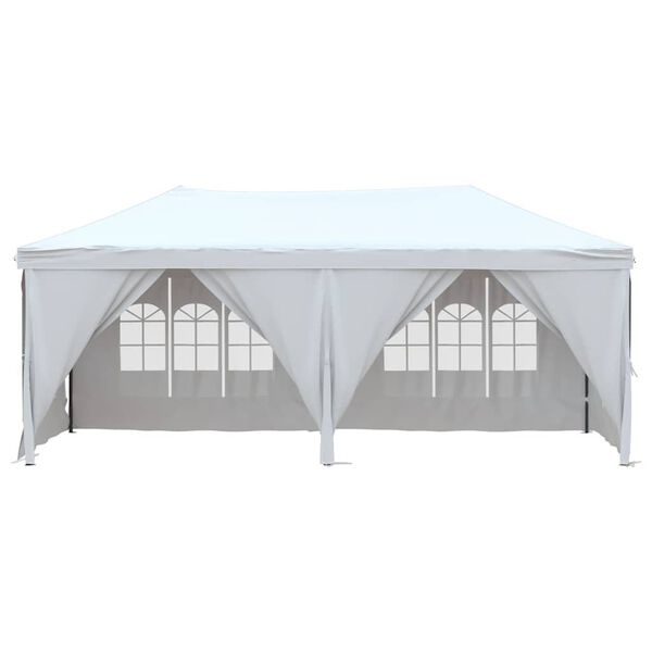 Vidaxl Tonnelle pliante 3x6m blanche - État déballé - 38% de remise