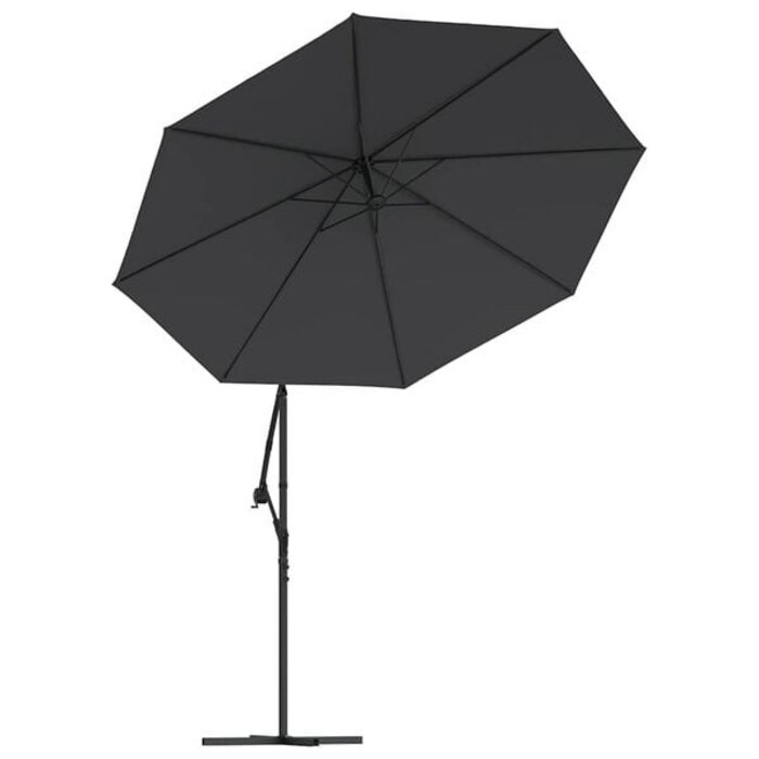Vidaxl Toile de rechange pour parasol 350 cm noir - 32% de remise
