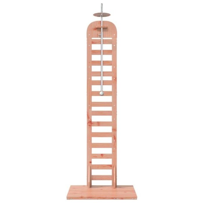Douche d'extérieur en bois et inox - 35% de remise
