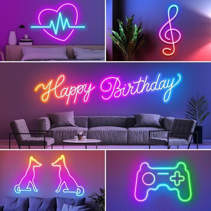 Ruban LED Néon 15m RGB Bluetooth - 32% de remise