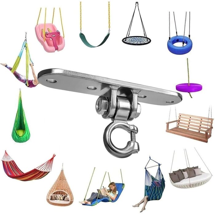 Crochet de suspension pivotant 360 kg pour poutre - 31% de remise