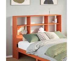 Vidaxl Tête de lit 120 cm en pin massif - Marron ciré - 51% de remise