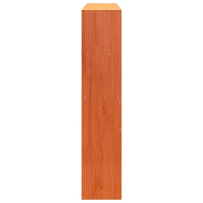 Tête de lit avec rangement 120 cm en pin massif marron - 34% de remise