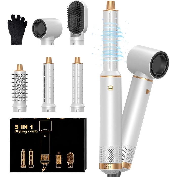 Brosse soufflante 4-en-1 - Technologie ionique - 32% de remise