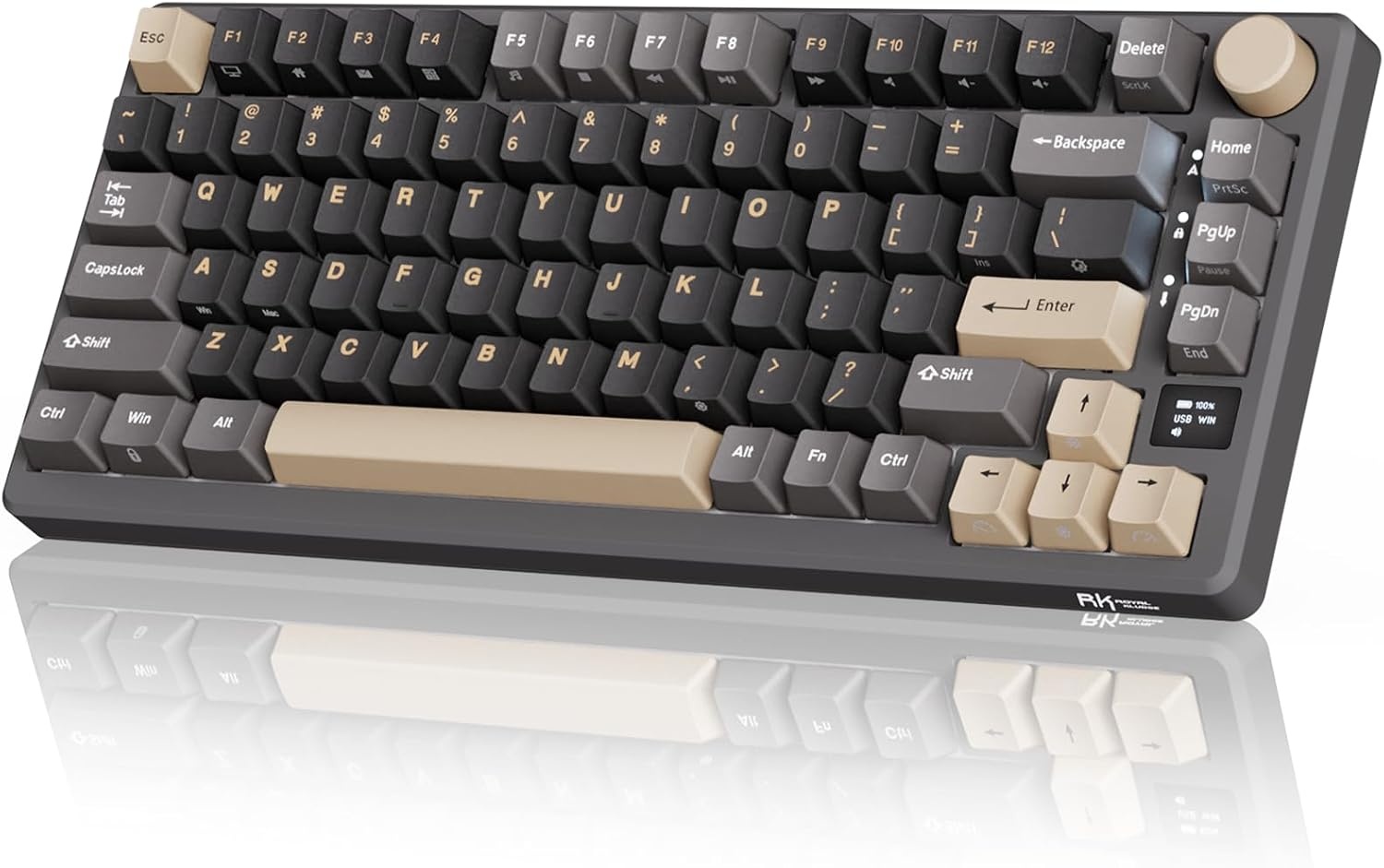 Clavier mécanique gaming 75% AZERTY, Lavande, Sans fil - 34% de remise
