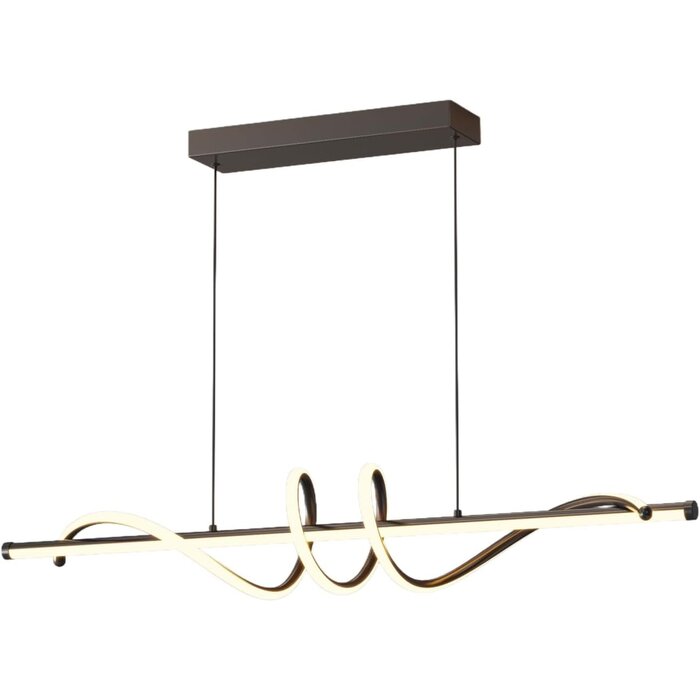 Suspension LED rectangulaire 120cm - Dimmable - Télécommande - 34% de remise