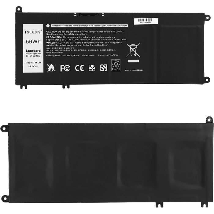 Batterie pour ordinateur portable Dell - 31% de remise - 15,2V 56Wh