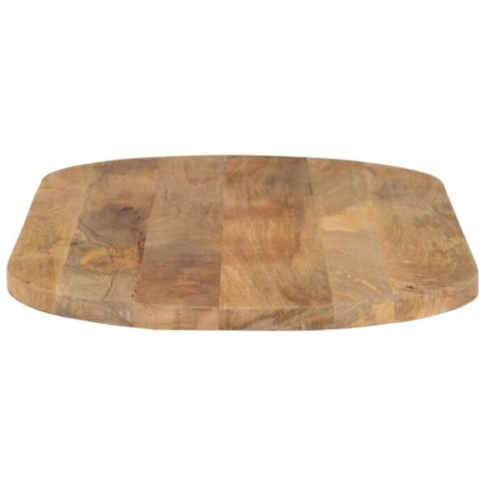 Plateau de table ovale en bois de manguier 110x50cm - 34% de remise