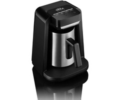 Machine à café turc 5 tasses - 700W - Chrome - 50% de remise