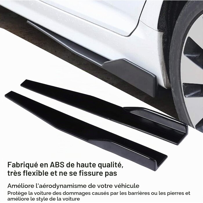 Bas de caisse universels 74,5 cm, noirs - Lot de 2 - 32% de remise