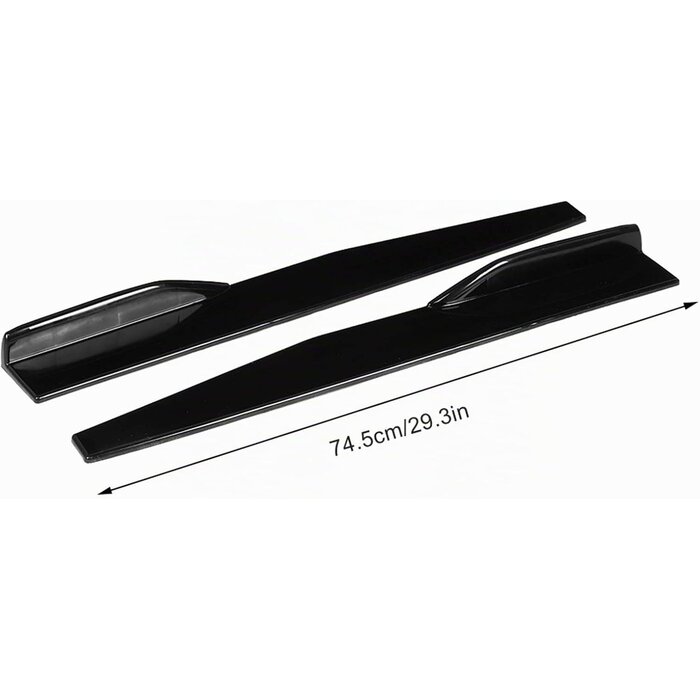Bas de caisse universels 74,5 cm, noirs - Lot de 2 - 32% de remise