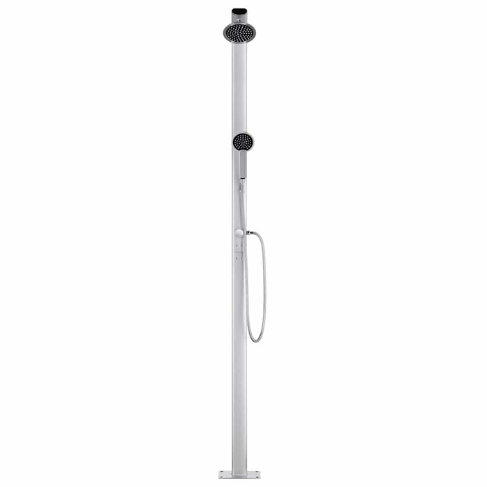 Douche d'extérieur en aluminium 215 cm - 35% de remise