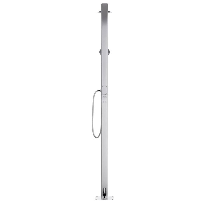 Douche d'extérieur en aluminium 215 cm - 35% de remise