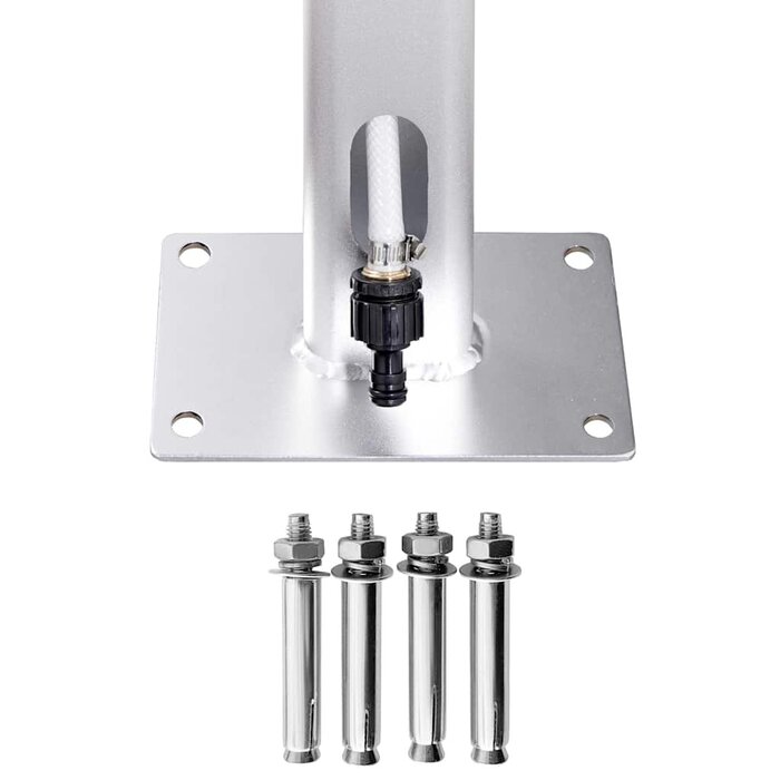 Douche d'extérieur en aluminium 215 cm - 35% de remise