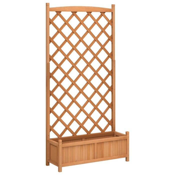 Jardinière avec treillis en bois de sapin - 90 x 180 cm - 34% de remise