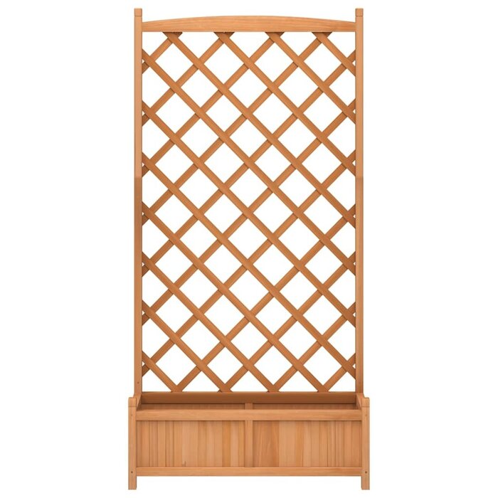 Jardinière avec treillis en bois de sapin - 90 x 180 cm - 34% de remise