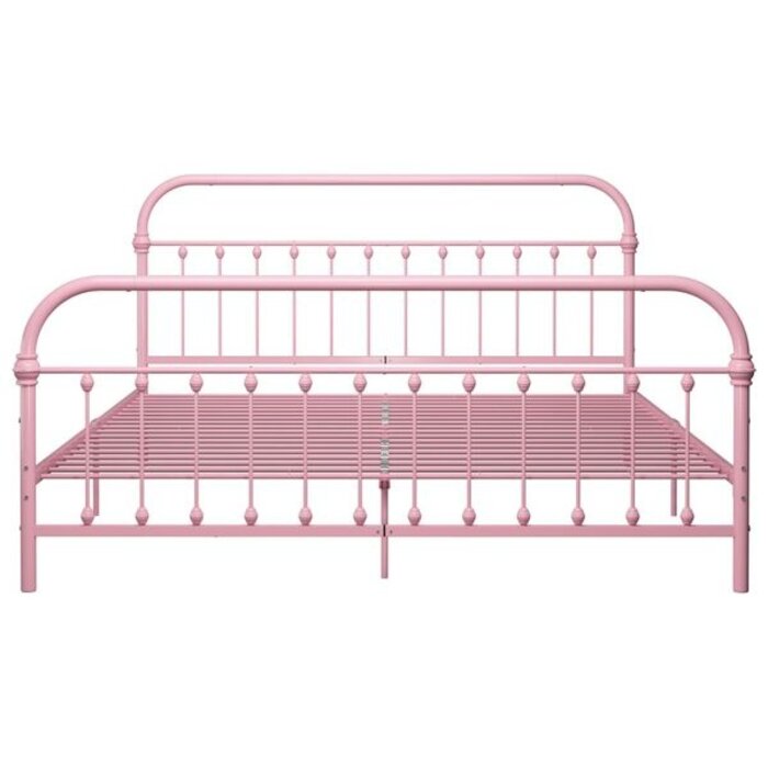 Cadre de lit en métal rose 180x200 cm - 35% de remise