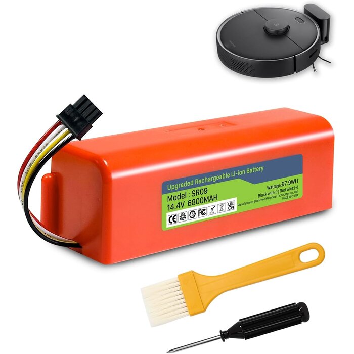 Batterie Robot Aspirateur 14,4V 6800mAh compatible - 30% de remise