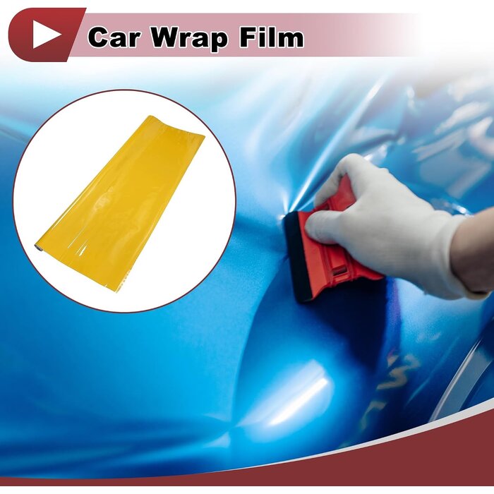 Film Vinyle Carrosserie Jaune 340x152cm - 33% de remise sur votre projet auto