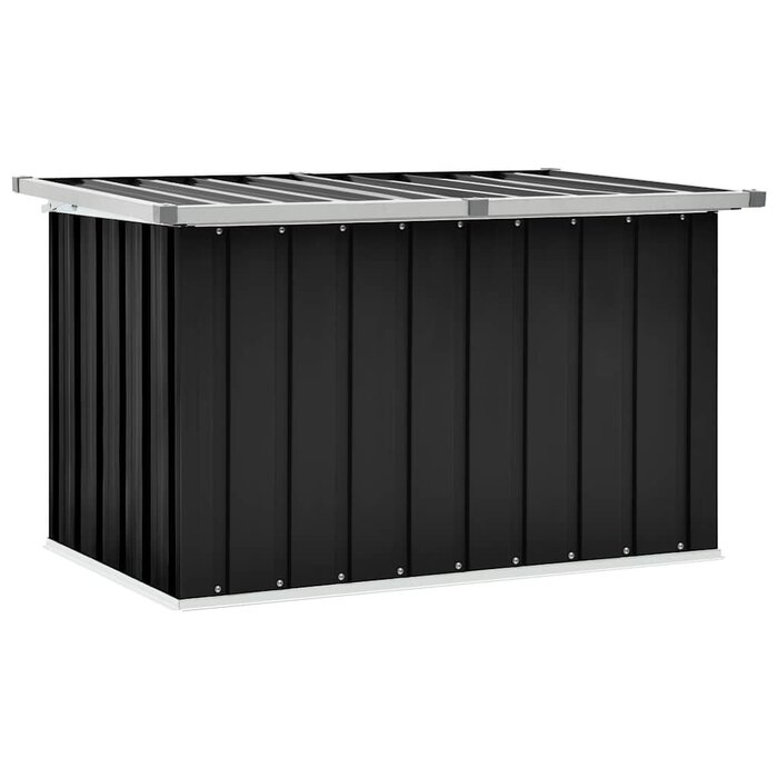 Coffre de jardin en acier anthracite - 109 cm - 34% de remise
