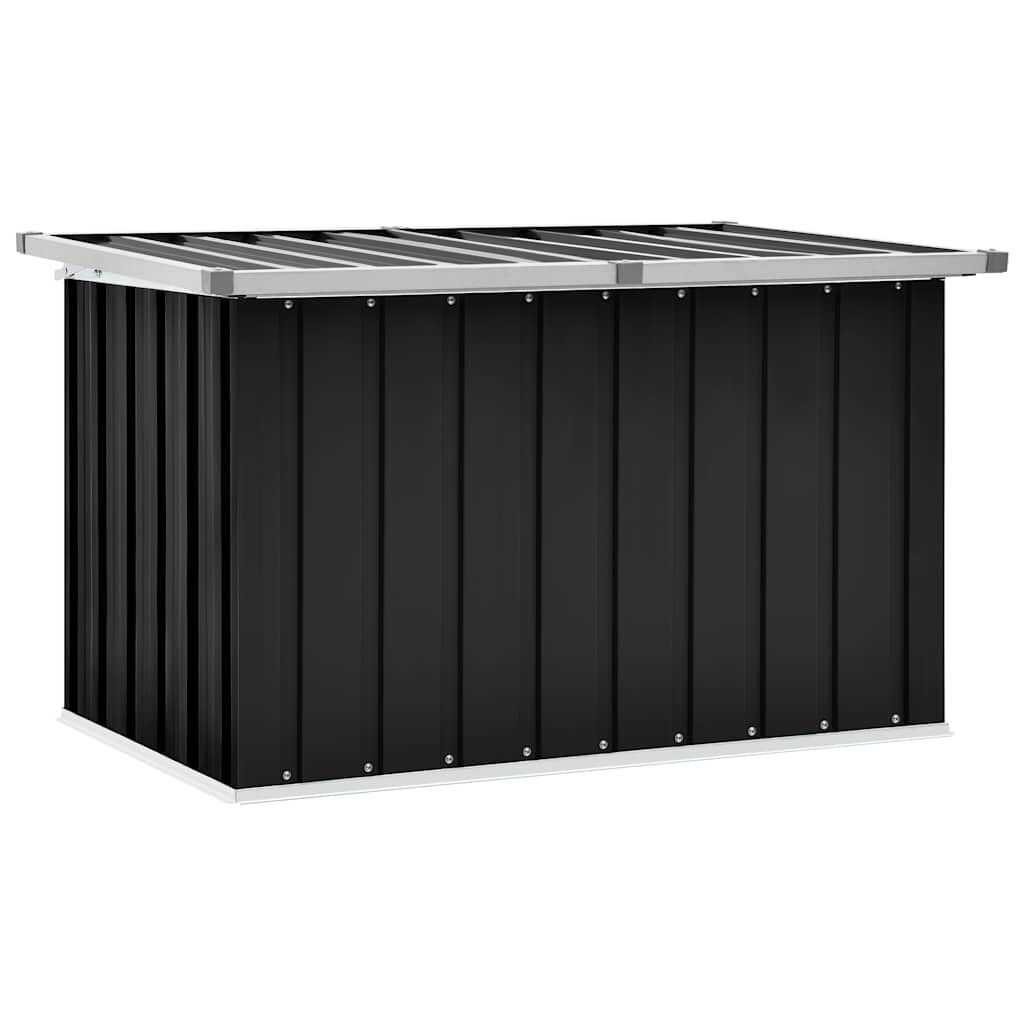 Coffre de jardin en acier anthracite - 109 cm - 34% de remise